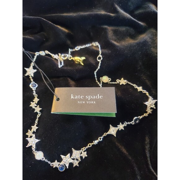 kate spade new york Jewelry - Kate Spade Stars and Planets Necklace Zirc. Deadstock